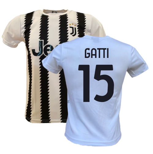 Maglia Juventus Gatti 15 ufficiale replica 2022/2023 personalizzata